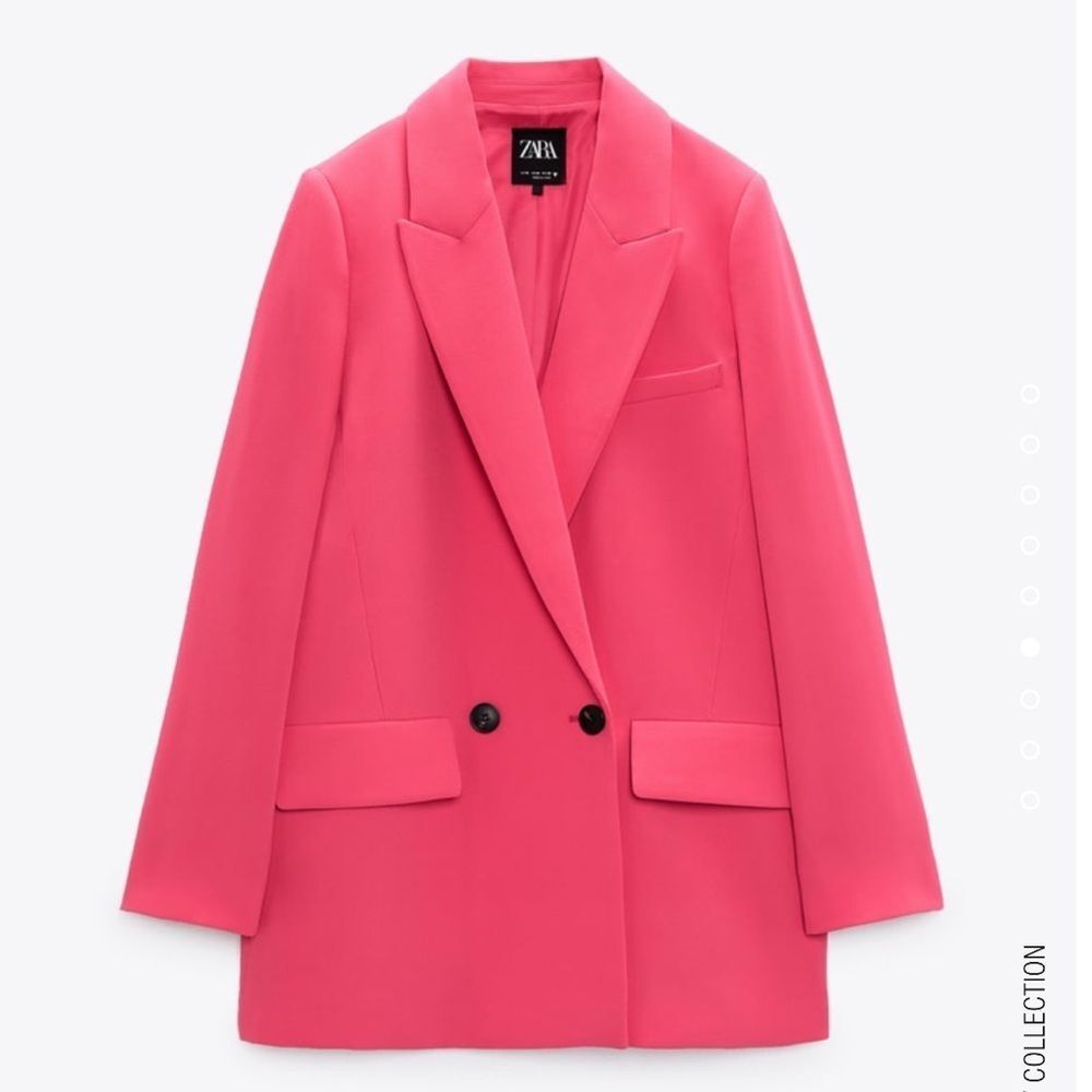 Zara Flowy Long Blazer - Picture 3 of 10